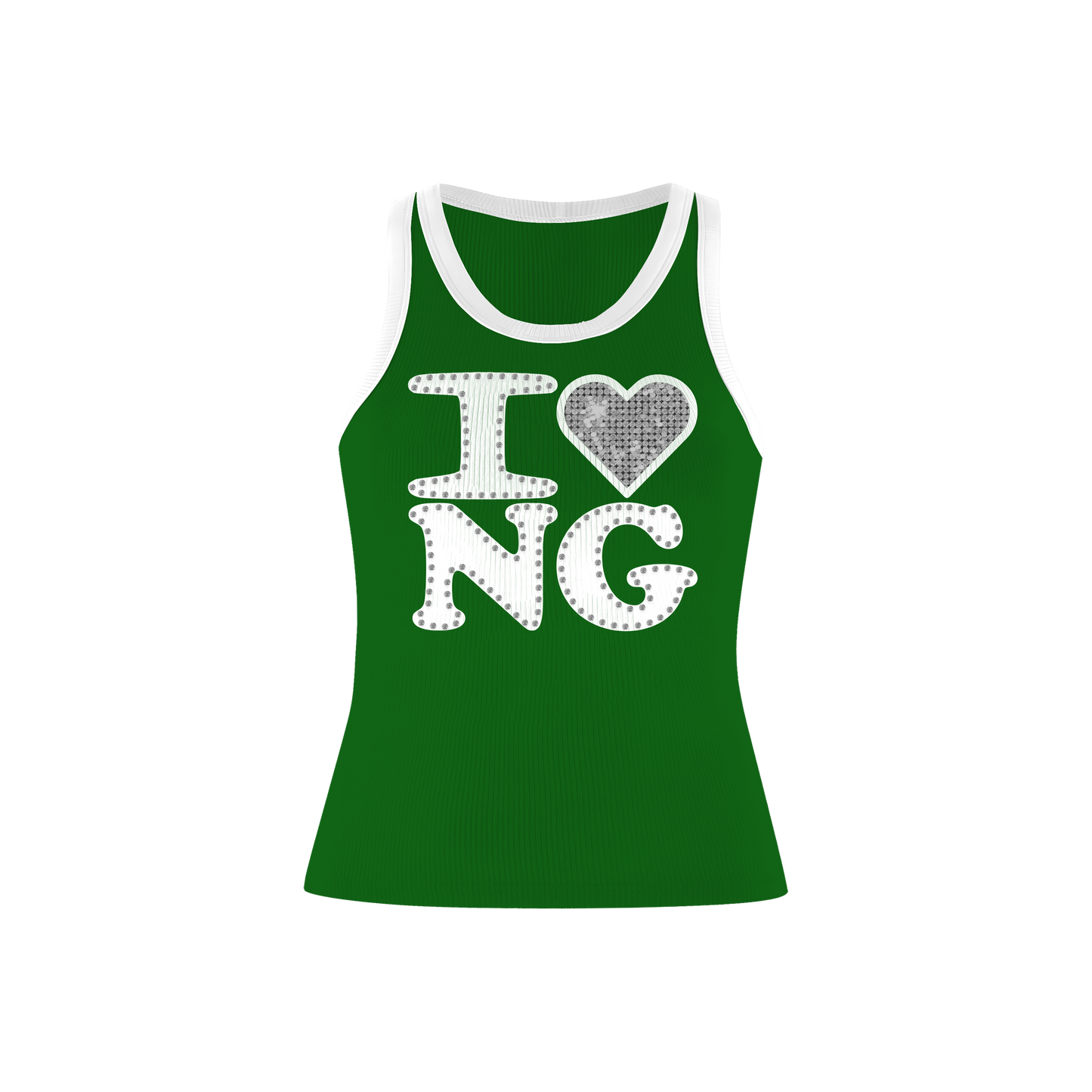 I Heart NG (Green & White)