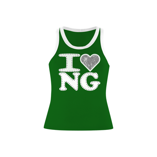 I Heart NG (Green & White)